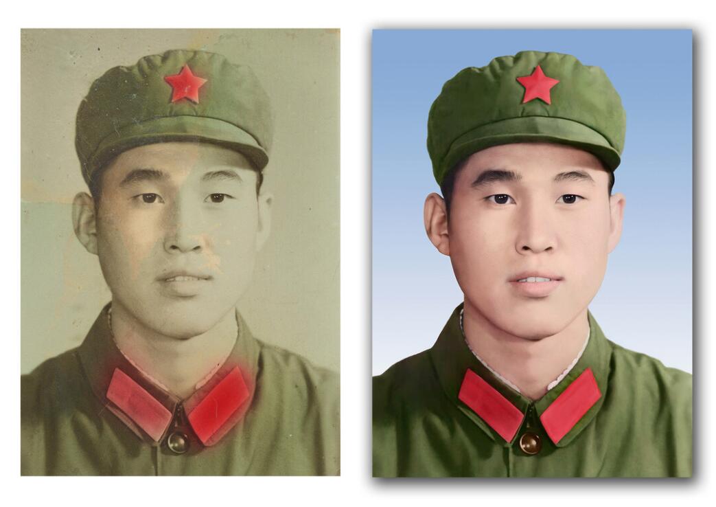 威县破损照片修复-18